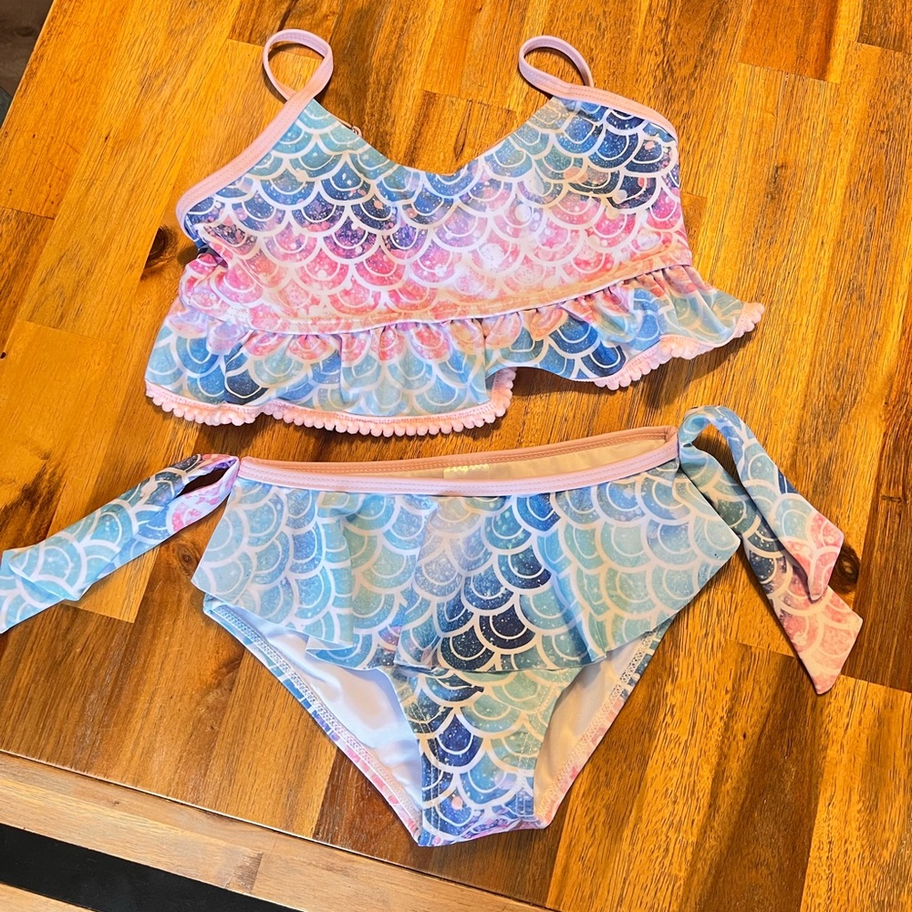 Swims Blue and Pink Scale Bikini